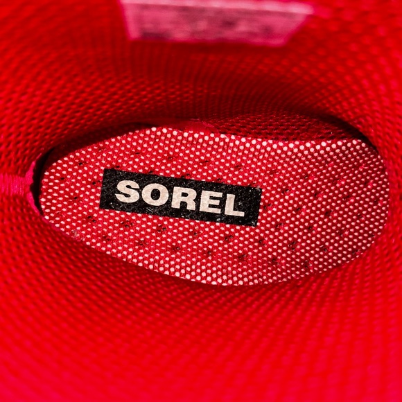 Sorel Jane Short Gloss Rain Boots Red Dahlia Candy Apple Women’s Size 7 NIB - Picture 11 of 15